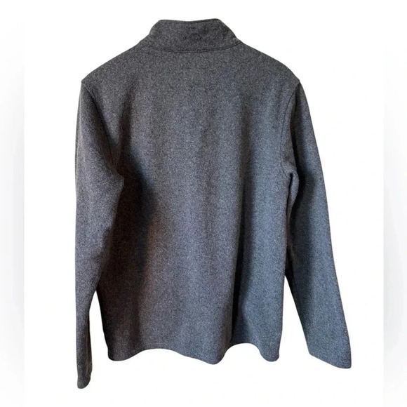 prAna Brookland 1/4 Zip Sweater Gravel Gray Men’s Size M - Picture 6 of 10